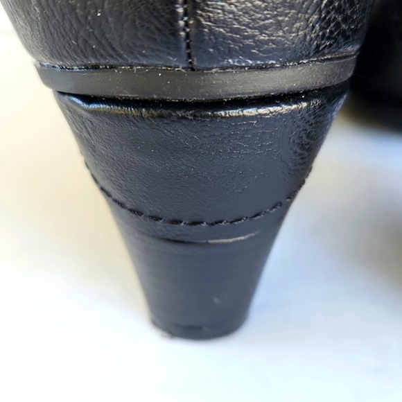 VANGELO Black Full-Zip Tall Dress Boots (Eu-40) - Picture 10 of 15